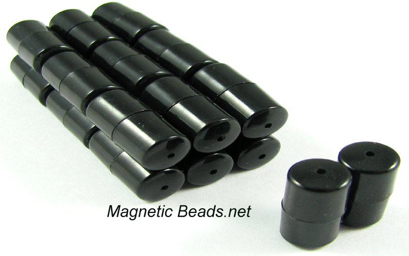 Magnetic Clasp with Black Plastic Cover 8x8mm Mag-Lok (MCBC-8)